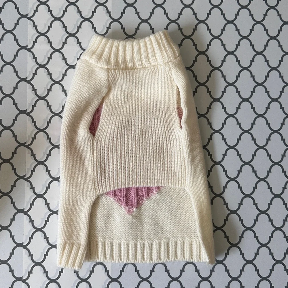 Pink Dog Heart Sweater - Picture 3 of 3